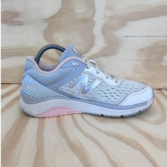 New Balance - 847 v4 - Running Shoes - Gray/Pink - Women's - 8.5 B - WW847LW4 - Picture 5 of 9
